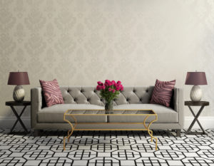 Adding color, pattern, and texture to enhance the interior decoration of a space